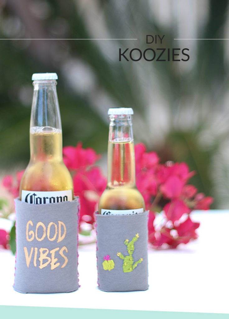 How can you make can koozies?